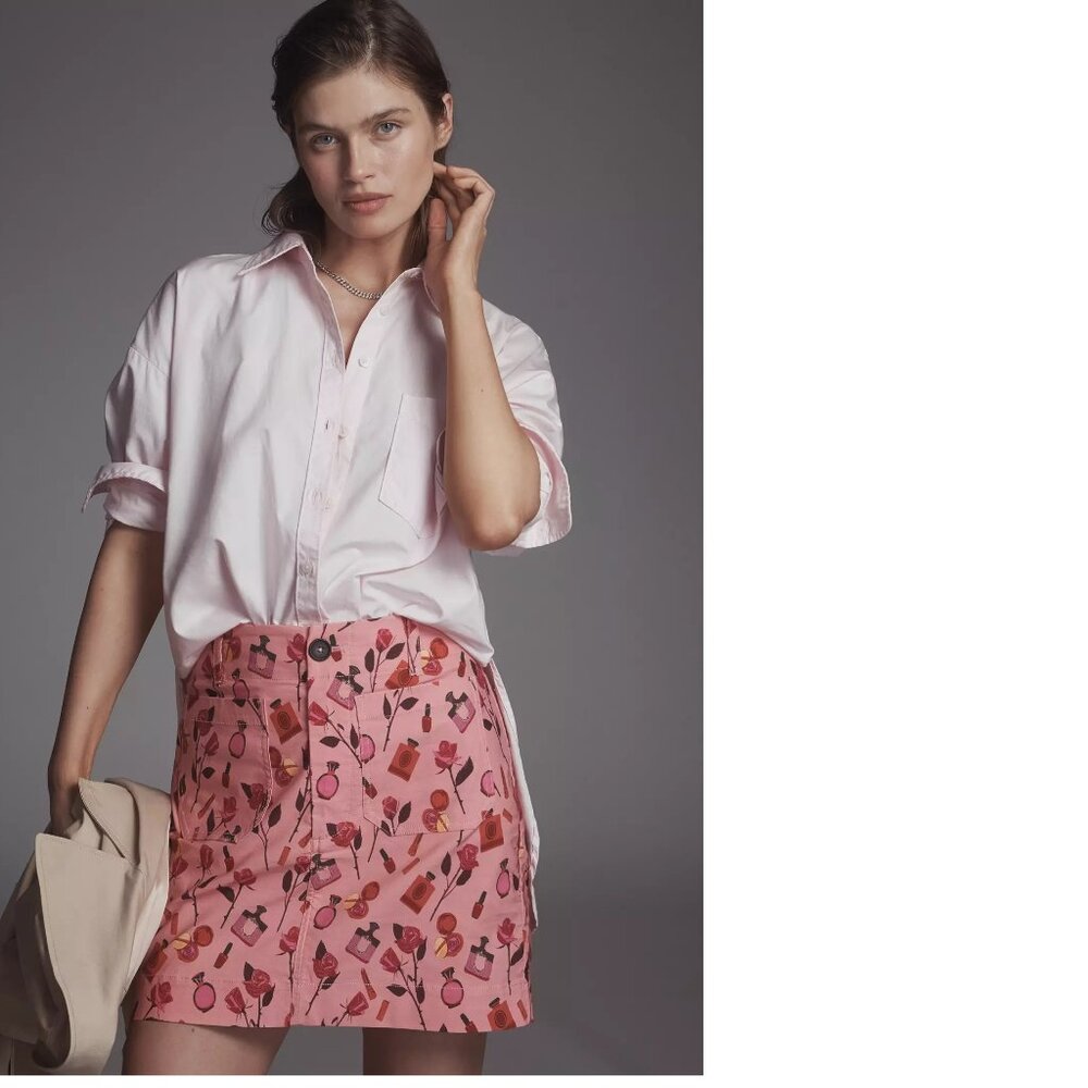 Anthropologie The Anisa Makhoul Colette Mini Skirt by Maeve XL new with tag nwt